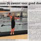 Benthe zwemt voor goed doel!